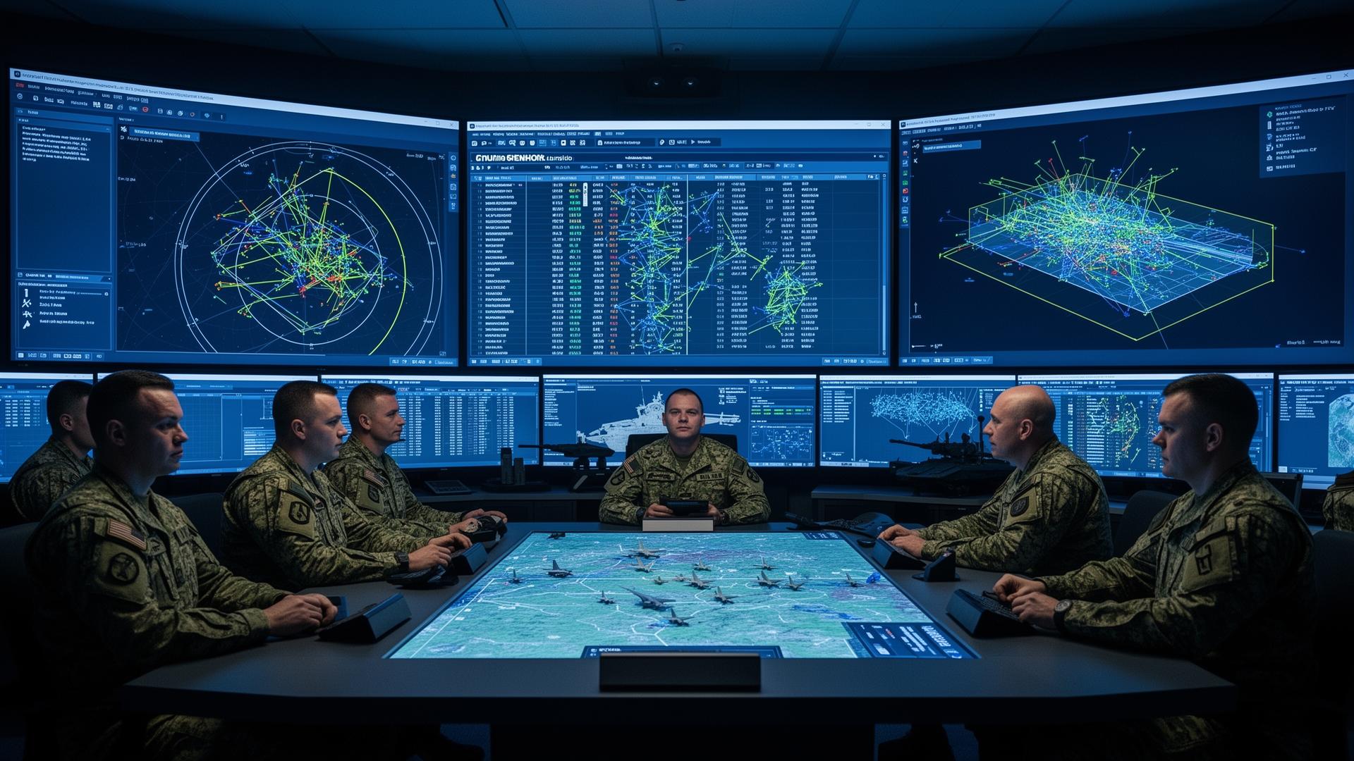 Command center - sensor fusion across the tactical picture.